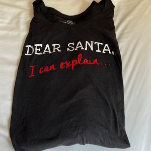 Long sleeve Christmas maternity shirt